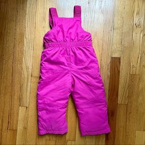 LL Bean Girls Snowpants Size 2T EUC
